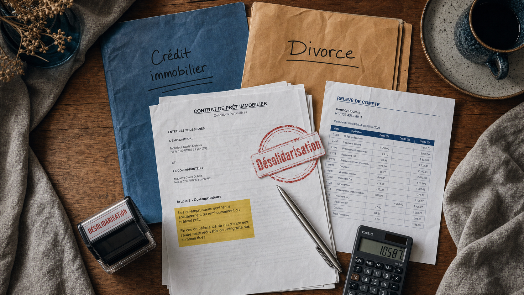 Divorce et crédit immobilier en cours : vendre, racheter ou se désolidariser