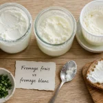 Fromage blanc ou fromage frais : pots, faisselle et texture