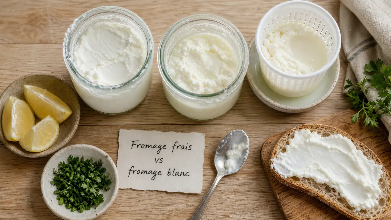 Fromage blanc ou fromage frais : pots, faisselle et texture