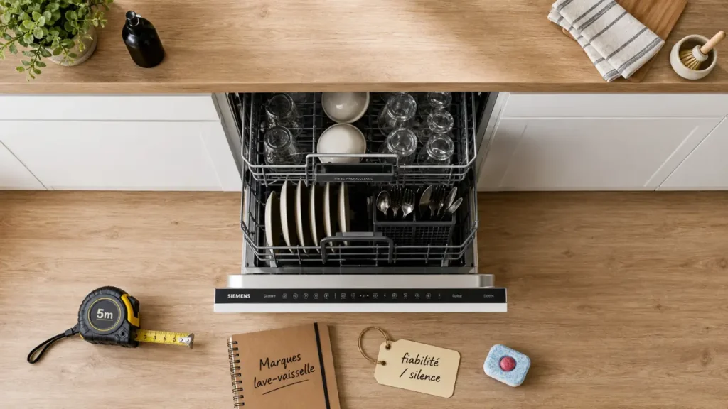 Lave vaisselle quelle marque : Miele, Bosch, Siemens, Beko (fiabilité, silence, budget)