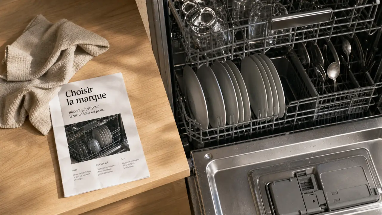 Lave vaisselle quelle marque : comparatif Miele, Bosch, Siemens et Beko, intérieur ouvert