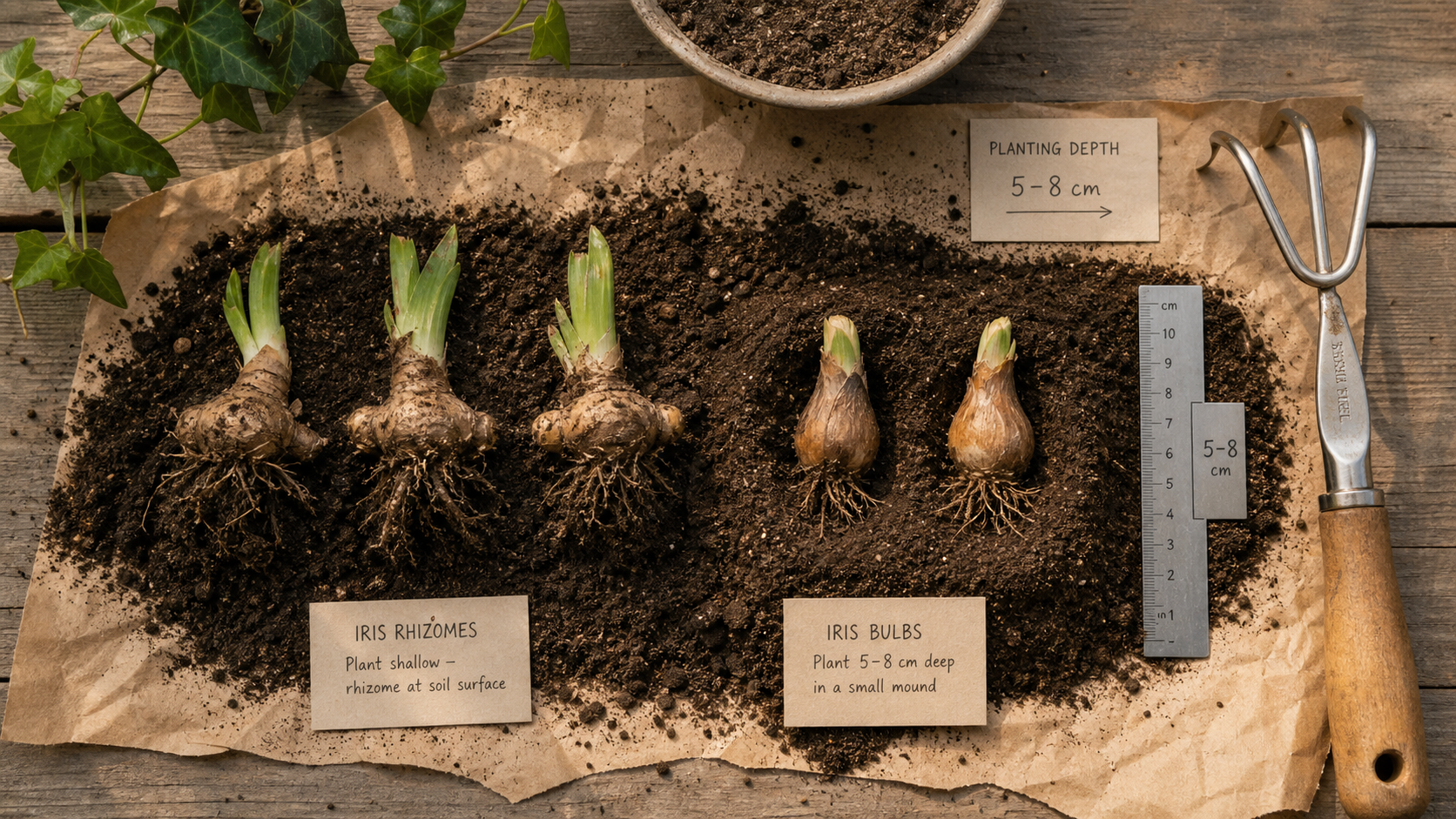 Quand planter des iris : rhizomes en juillet et bulbes en automne