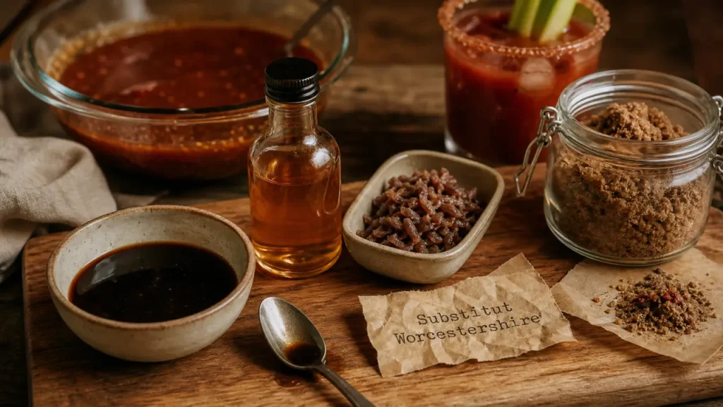 Sauce Worcestershire remplacer : substituts pour plat, marinade et cocktail