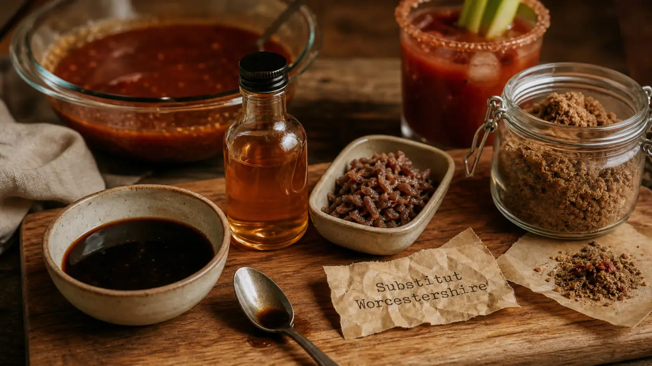 Sauce Worcestershire remplacer : substituts pour plat, marinade et cocktail