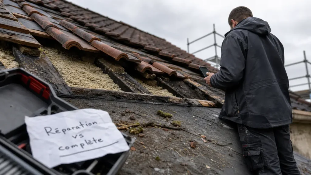 Toiture à refaire : repérer les signes, choisir la bonne réfection et maîtriser le budget