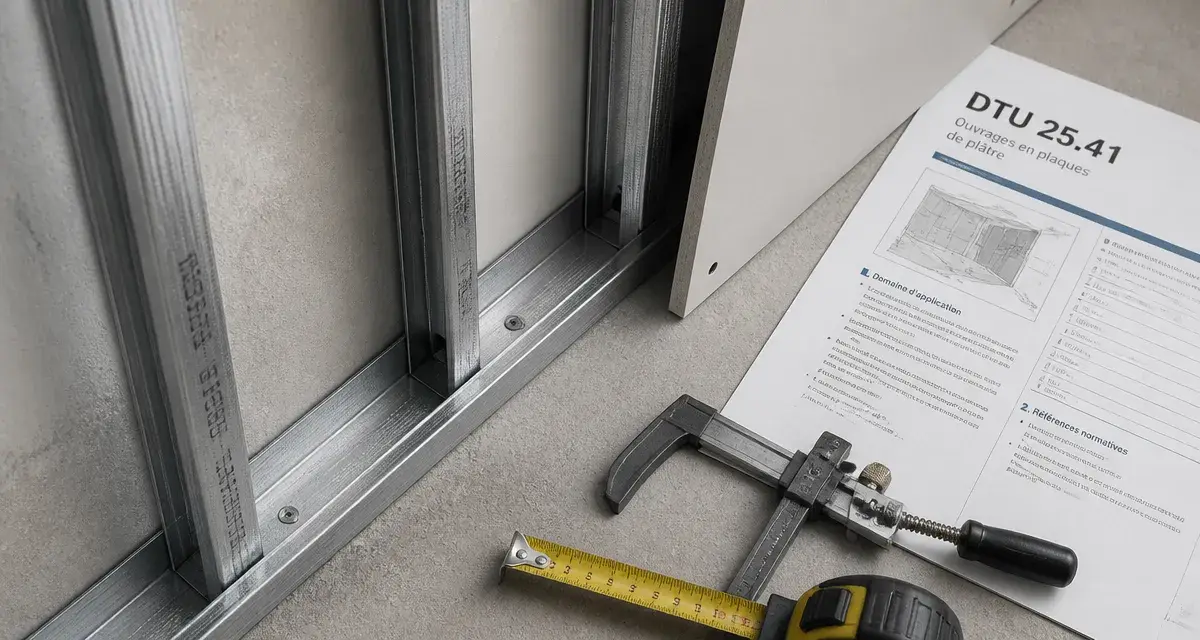Plafond autoportant distance : pose et portée maximale