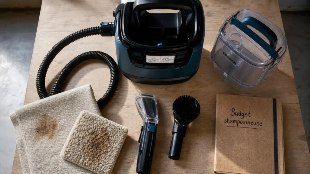 Shampouineuse : quel budget prévoir selon vos besoins réels ?