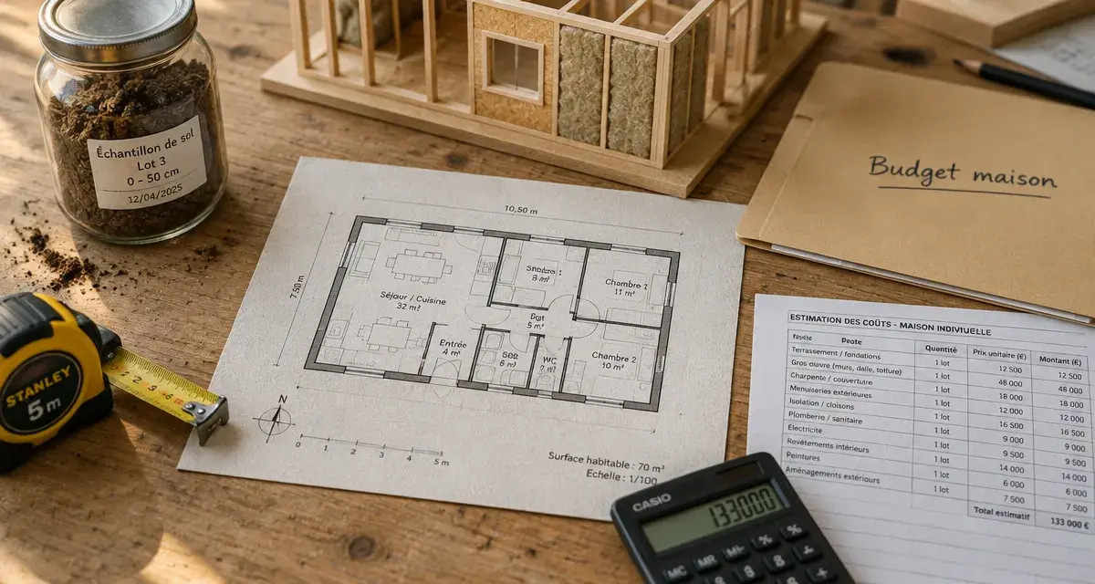Construction maison pas cher : plan maison et budget